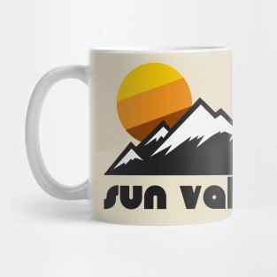 Retro Sun Valley ))(( Tourist Souvenir Travel Design Mug